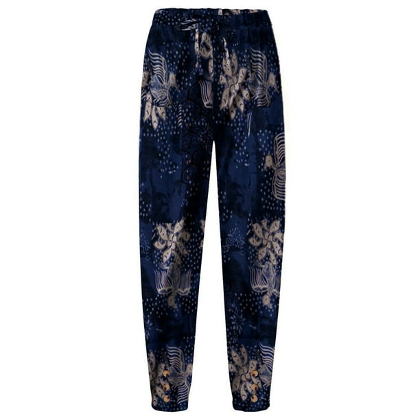 WILLBEST Pantalones Casuales elegantes para Mujer, Estilo Palazzo Fluido de Cintura Alta con Bolsillos para Mayor Comodidad y Versatilidad. Grande