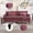 WINE RED, variant on 69" Soft Chenille Comfy Loveseat, 2 Seater Couch with High Resilience Cushion, Loveseat Sofa Couch with Deep Seats for apartment office living room, WINE RED