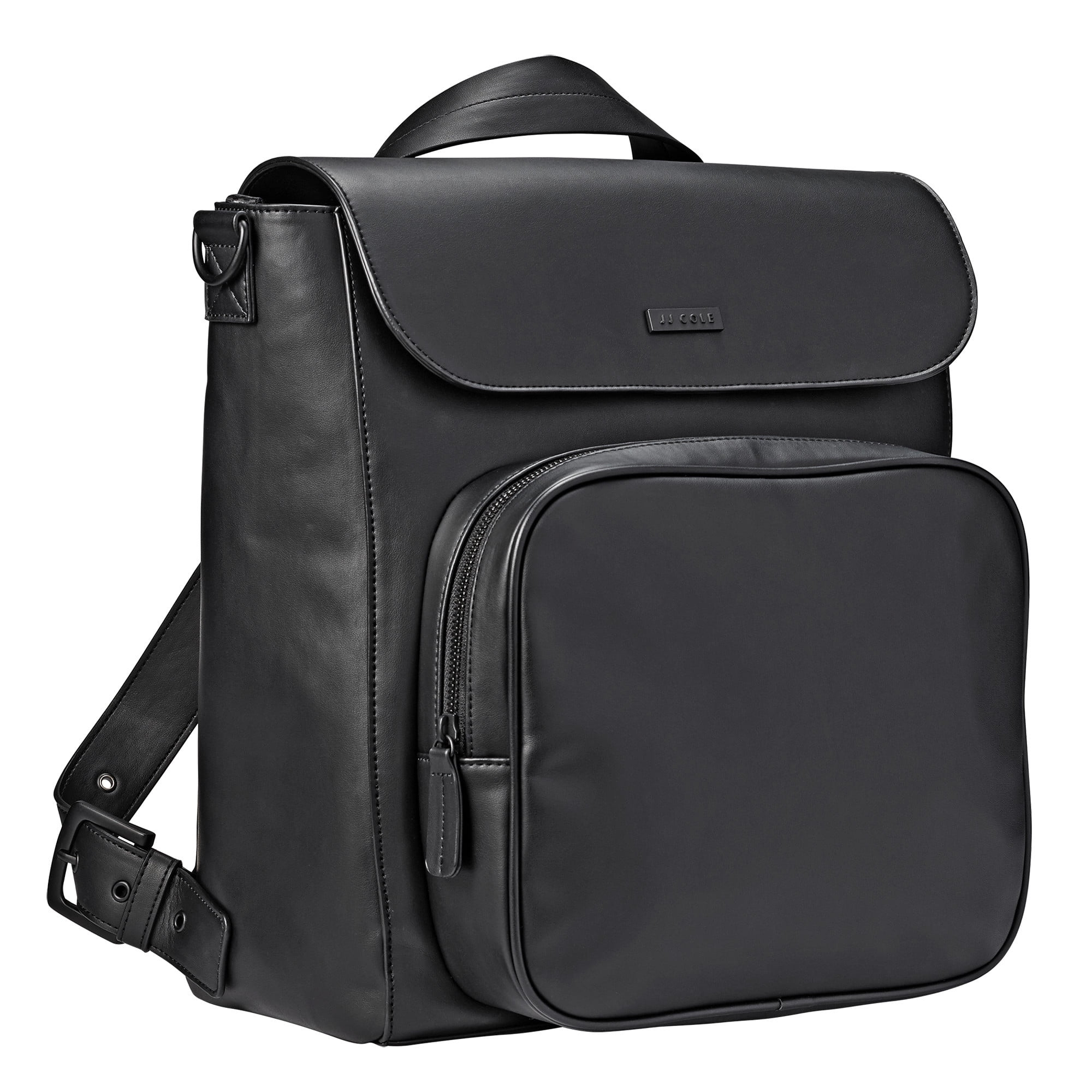 vegan leather diaper backpack