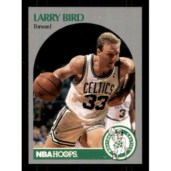 Larry Bird Card 1990-91 Hoops #39