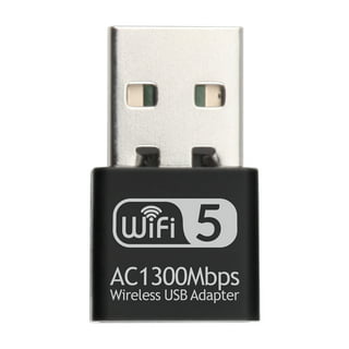 GenBasic WiFi 4 USB Nano Wireless Network Dongle Adapter for Linux (Black)