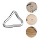 thumbnail image 5 of SHOWERORO 80Ud Anillos Triangulares De Repuesto Para En Hierro Plateado Con Resistente Y Seguro, 5 of 8