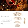thumbnail image 3 of Christmas Cutouts, Unfinished Simple Retro 40 Pieces Christmas Hanging Sign  For Decoration, 3 of 8