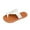 White, variant on Anuirheih Slip on Sandals Women,New Summer Flat Bottom Women's Shoes Fashion Outwear Sandals Beach Slippers(Black)