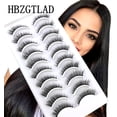 thumbnail image 2 of 41 estilos, 10 pares de pestañas postizas de visón 3D largas naturales, kit de maquillaje de pestañas postizas, extensión de pestañas de visón, pestañas cortas Tan Jianjun unisex, 2 of 2