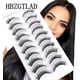 thumbnail image 2 of 41 estilos, 10 pares de pestañas postizas de visón 3D largas naturales, kit de maquillaje de pestañas postizas, extensión de pestañas de visón, pestañas cortas Tan Jianjun unisex, 2 of 2
