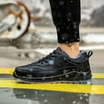 thumbnail image 6 of Winter Warm Work Shoes Steel Toe Boots Safety Shoes Anti-Slip and Puncture Cowhide Lightweight Breathable Shoes Suitable for Construction Industry, 6 of 8