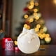 thumbnail image 4 of Xihbxyly Adorno Navideño de Cerámica, Elegante Diseño Blanco, Luces Led Integradas, Ambiente Festivo, Acogedor, Repisa para La Chimenea, Ideal para Regalo de Navidad, Tamaño 9,2 X 9,4 Cm., 4 of 6