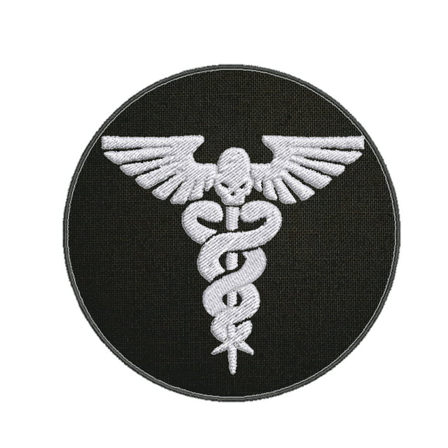 Apothecary Warhammer 40k Embroidered Patch Iron-On Applique, Cosplay Vest Clothing Badge Back Packs Uniform, Geeks & Gamers, Table Top, Anime, Cartoon, Grim Dark DIY