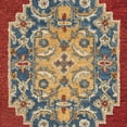 thumbnail image 3 of SAFAVIEH Antiquity Shawn Traditional Wool Area Rug, Blue/Red, 4' x 6', 3 of 4