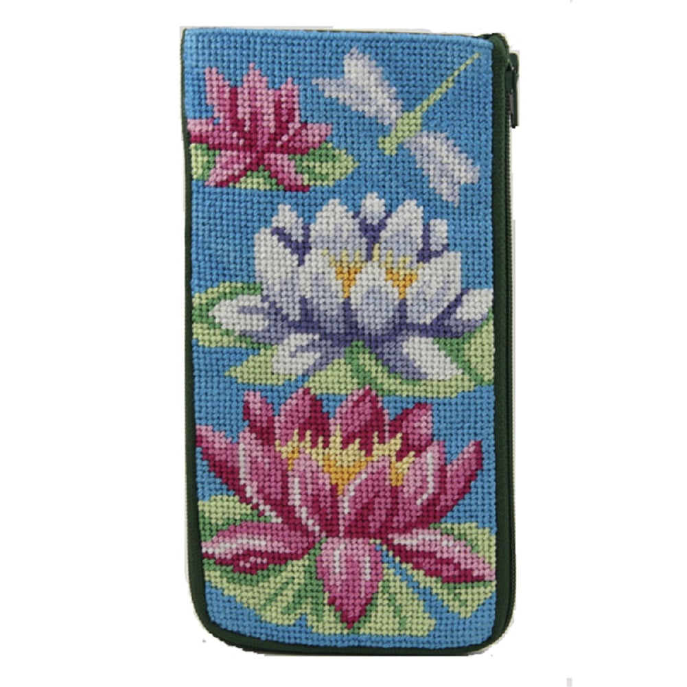 Stitch & Zip Needlepoint Eyeglass Case Kit SZ429 Waterlily Walmart
