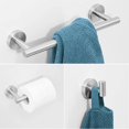 thumbnail image 2 of Toallero de baño/soporte de papel higiénico/gancho, accesorios de baño de acero inoxidable, acabado mate, 2 of 5