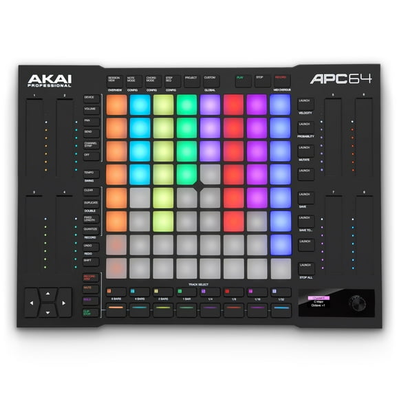Controlador MIDI Akai Professional APC64 con 8 tiras táctiles