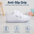 thumbnail image 4 of Girls White Shoes Canvas Comfortable Causal Sneakers for Boys Toddler Kids, 4 of 12