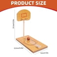 thumbnail image 2 of Basketball Games Set Wood Mini Basketball Game Creative Funny Desktop Games For Novelty Stress Parent Child Interaction Desk Toy Desktop Games Mini Basketball Hoops Des, 2 of 7