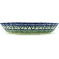 thumbnail image 3 of Polmedia Red Cornflower and Blue Butterflies Fluted Pie Dish, 3 of 6