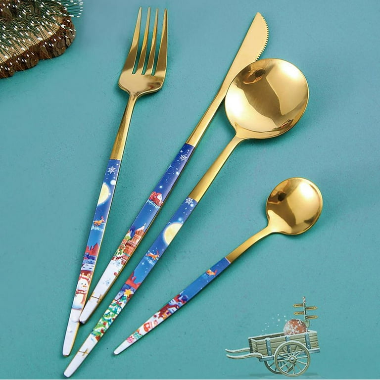 Personalized Lunch Box Silverware 2 Piece Set Beaded Stainless Steel  Cutlery/silverware 1 X Fork, 1 X Spoon up to 8 Letters 