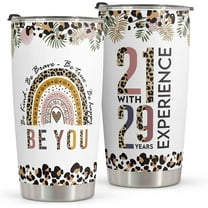 Personalized Gifts for Women - Monogrammed 40oz Tumbler with Handle & Straw - Personalized Tumbler for Women - Customized Cup - Birthday Gifts for Women, Her, Mom, Wife, Sister, Friend, Coworkers