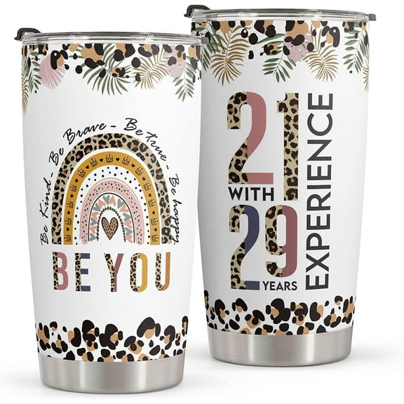 Personalized Gifts for Women - Monogrammed 40oz Tumbler with Handle & Straw - Personalized Tumbler for Women - Customized Cup - Birthday Gifts for Women, Her, Mom, Wife, Sister, Friend, Coworkers