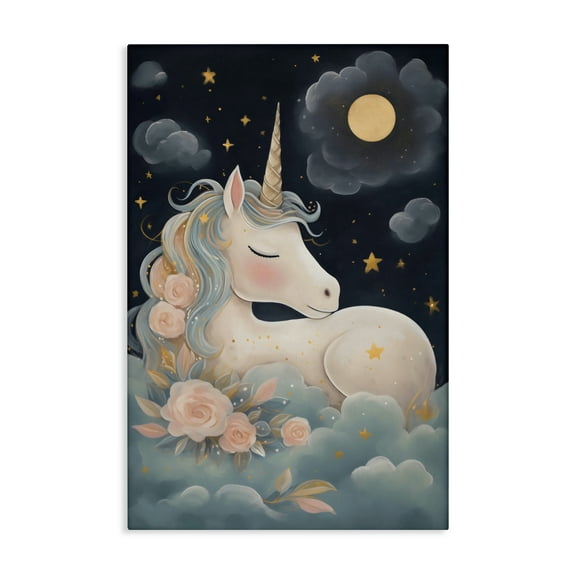 Stupell Industries Unicorn Surrounded By Clouds Canvas Wall Art, design by Creative Studio, 45 x 30