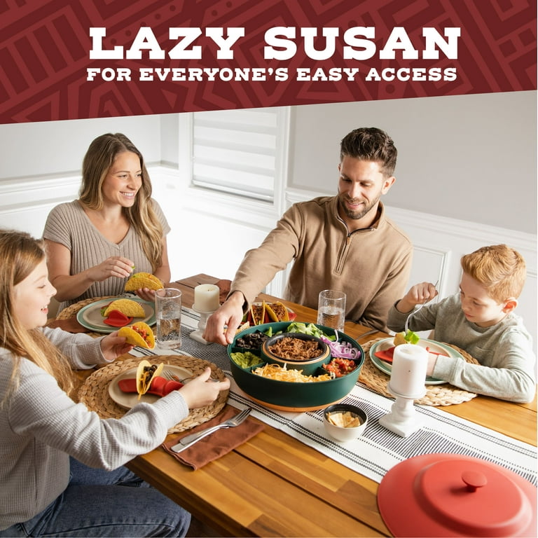 Free Shipping! Kusini Taco Tuesday Kit with Heated Pot and 4 Taco