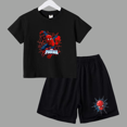 thumbnail image 3 of Conjunto de verano de Marvel Spider-Man para bebé adolescente, camiseta para niño, pantalones cortos, conjunto de 2 piezas, ropa deportiva de manga corta para niño y niña, marca de dibujos animados pa, 3 of 5