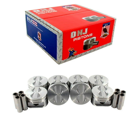 DNJ P3142 Standard Complete Piston Set Fits Cars & Trucks 90-97 Buick Cadillac Camaro 5.7L OHV