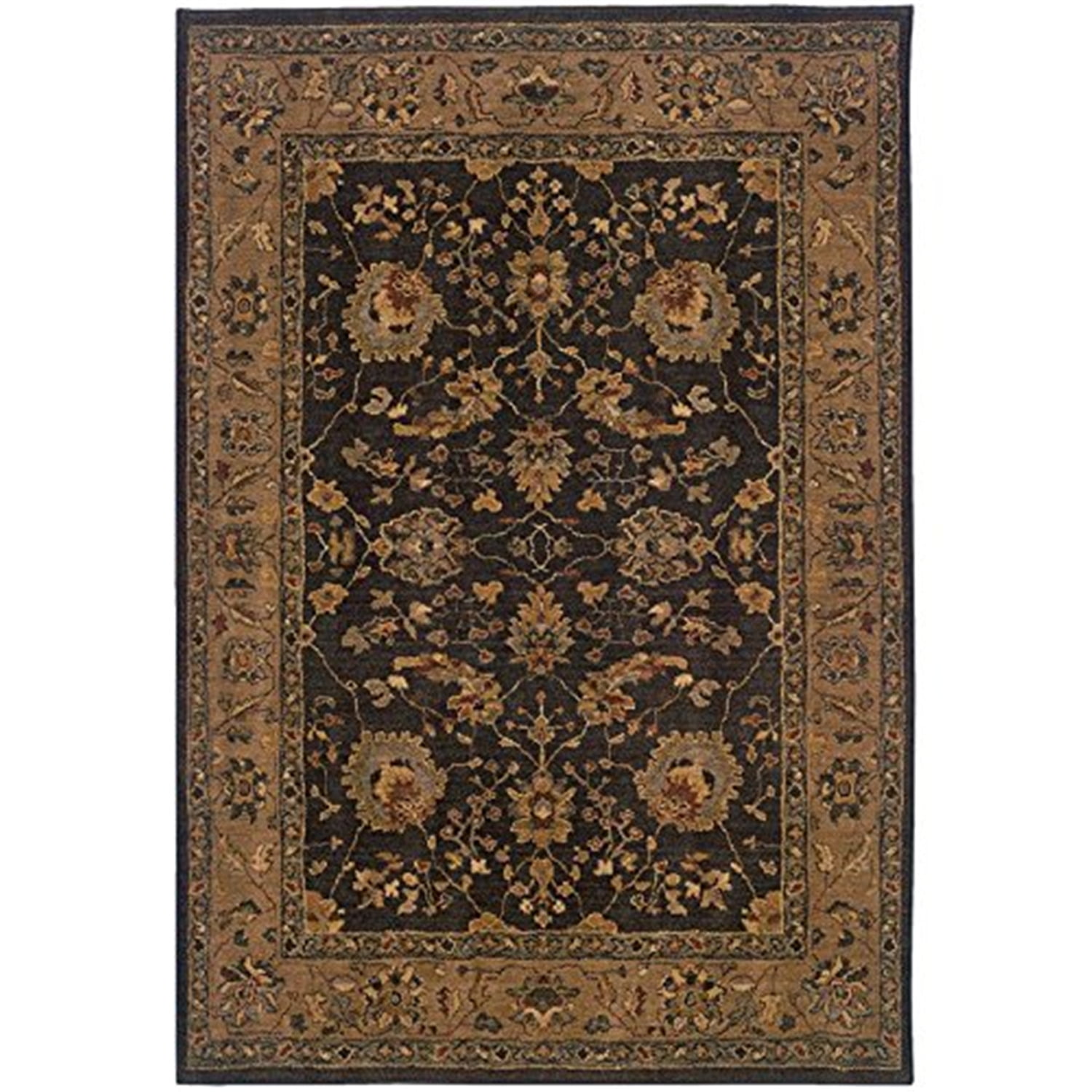 Sphinx Infinity Area Rugs 1104F Traditional Oriental Black Persian