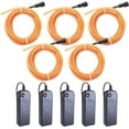 thumbnail image 2 of UTAH-EL Wire Yellow 5-Pack, 9ft/2.75m Neon Light Wire with Noise Reduction and Battery Pack\u2026, 2 of 4
