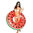 thumbnail image 2 of YOPTOP Inflatable Swimming Ring Watermelon Pool Float Swim Tube for Adult Children, 2 of 10