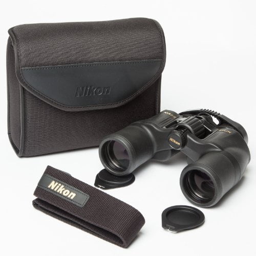 New Binoculars Nikon 8246 Aculon A211 10X42 Binocular Black Compact Sturdy