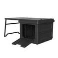 thumbnail image 2 of S SERENABLE Boîte de Camping Extérieure Pliable Bac de Rangement pour Pêche Randonnée Auto VR Noir, 2 of 9