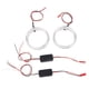 thumbnail image 2 of Guía de luz LED Angel Eyes, 2 piezas de luz LED para automóvil Angel Eyes para automóvil Anillo circular Angel Eyes Confiabilidad excepcional, 2 of 9