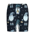 thumbnail image 3 of Picia Gnome and Snowflakes Pajama Shorts for Men, Men's Pajama Bottoms, Sleepwear,Short Pajama Pants-Small, 3 of 9