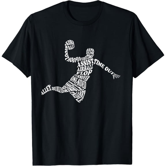 Funny Basketball Player Typography Motivational For Boys T-Shirt