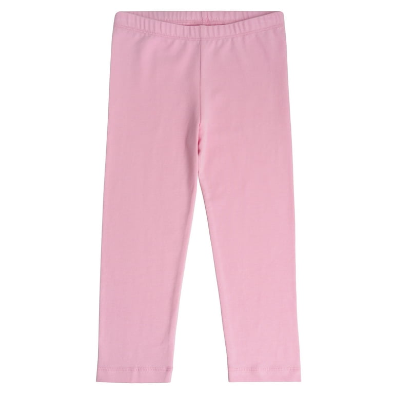 【WONDER WONDER】Peubit 2pin tuck banding cotton L wide PT Wonder Nation Toddler Girl's Full-Length Knit Leggings, 3