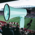 thumbnail image 4 of Bullhorn Megaphone Adjustable Voice Bullhorn Speaker Professional Outdoor Voice Light Green, 4 of 8