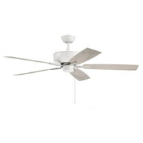 Craftmade 52in White Dual Mount Ceiling Fan