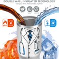 thumbnail image 3 of 30 Oz Tumbler Doctor's Line Tumbler with Lid and Straw, Birthday Gift Cup for Friend Women Men Coffee Travel Mug Thanksgiving Day Halloween Christmas Gift Water Bottle, 3 of 7