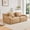 Camel, variant on 83" Soft Teddy Comfy Loveseat, 2 Seater Couch with Anti-slip, Loveseat Sofa Couch with No Assembly for Living Room Relaxing, Black
