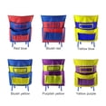 thumbnail image 3 of Student Chair Seat Back Organizer School Stationery Storage Bag Polyester High-Capacity Chairback Buddy Pockets, 3 of 8
