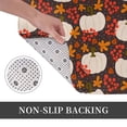 thumbnail image 3 of Non Slip Door Mat, Autumn White Pumpkin Fast Drying Bath Tub Mats, Absorbent Bathroom Rugs Entrance Welcome Mat, Bath MatS for Tub, Floor, Home, Kitchen, Hotel,16x24in, 3 of 7