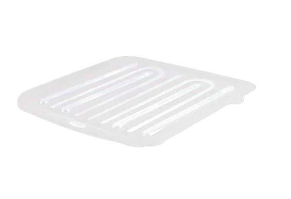Rubbermaid 1180MACLR Small Clear Dish Drainer Tray 