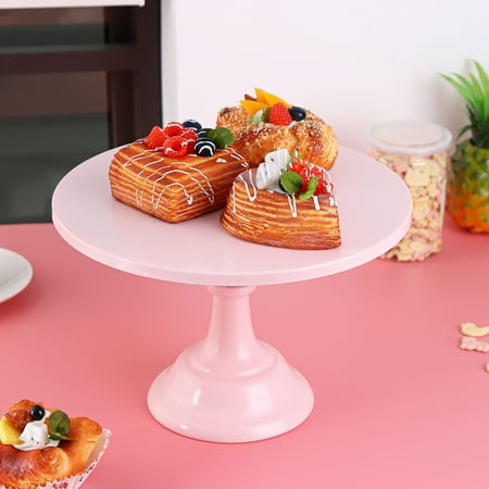 12 Inch Metal Cake Stand Round Cupcake Stand Cake Holder Dessert Display Wedding Birthday Party Decor,3 Colors