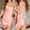 Pink, variant on Fazvaoo Women's Nightgowns Chemises Thin Nightdress Ice Silk Lace Nightgowns(Black,Size S-XL)