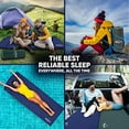 thumbnail image 6 of PowerLix Self-Inflating Portable Foam Sleeping Pad with 3 Inches Insulated Ultrathick Camping Mattress and Built-In Pillow, Inflatable Mattress, Fits in a Carry Bag, Gray, 28'' x 77'', 6 of 9