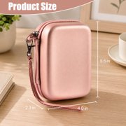 Katia Case for Canon Ivy 2 Instant Camera Printer, Wireless Smartphone Printer Carrying Case, Rose Gold (Case Only)