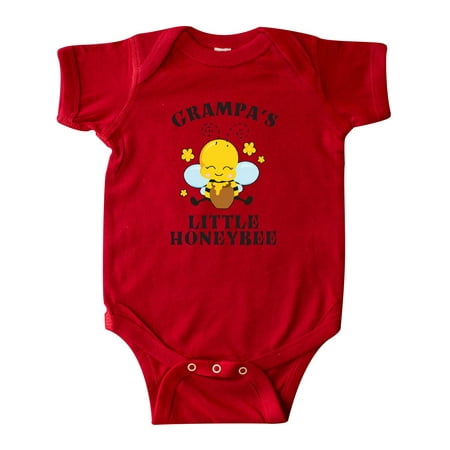 

Inktastic Cute Bee Grampa s Little Honeybee with Stars Gift Baby Boy or Baby Girl Bodysuit