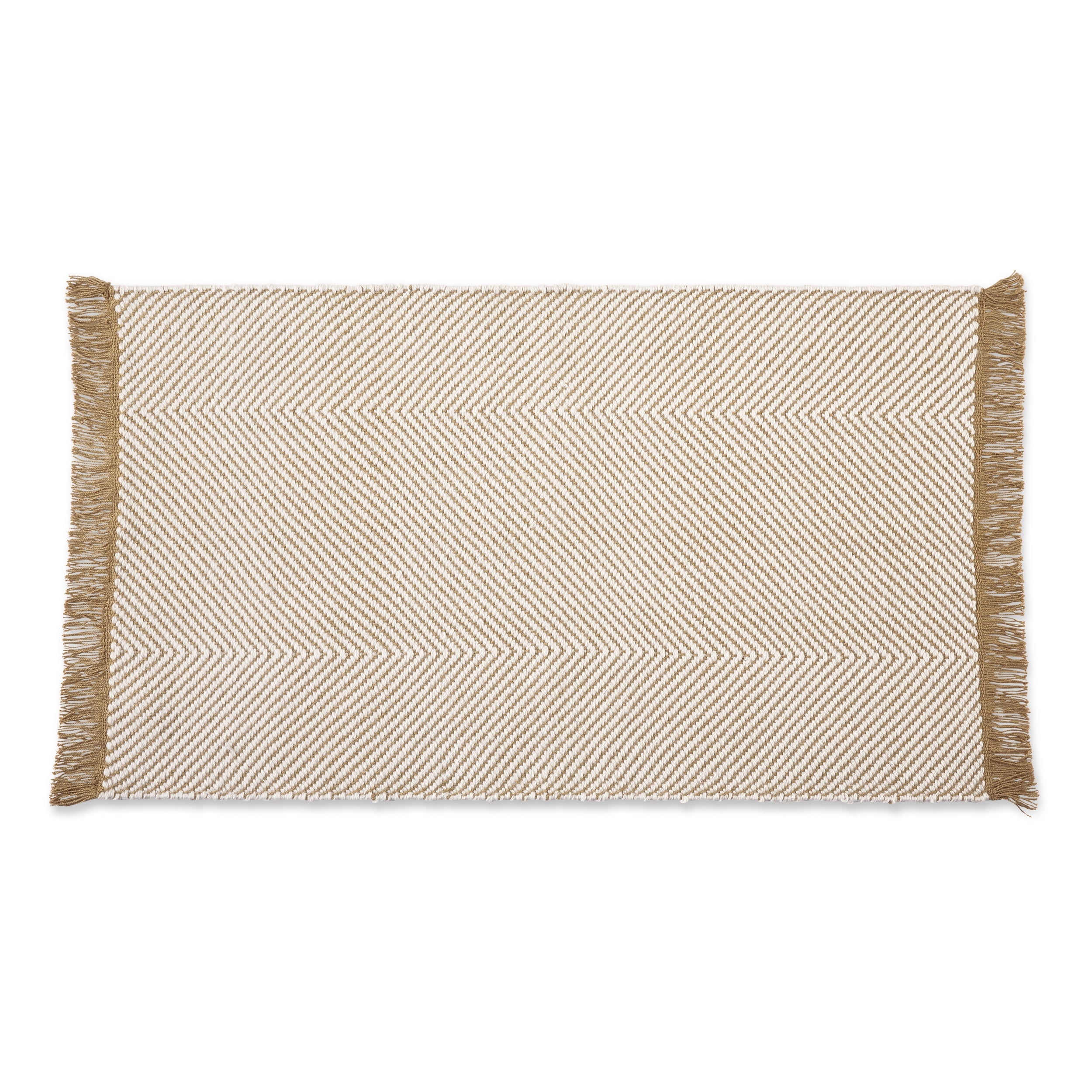 Mainstays 20 in x 34 in Chevron Flat Weave