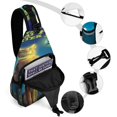 thumbnail image 4 of The Cat from Outer Space Full Printed Chest Bag, 4 of 6